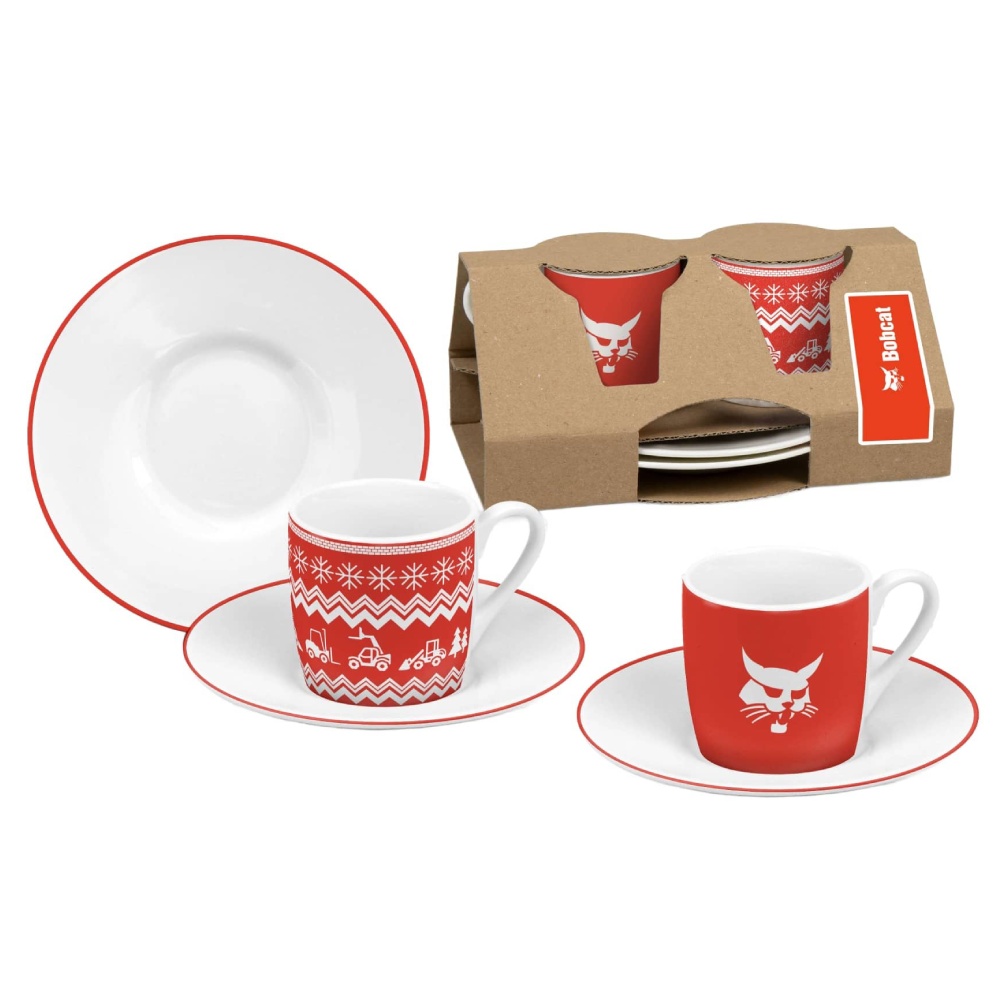 Christmas Coffe Cups Set