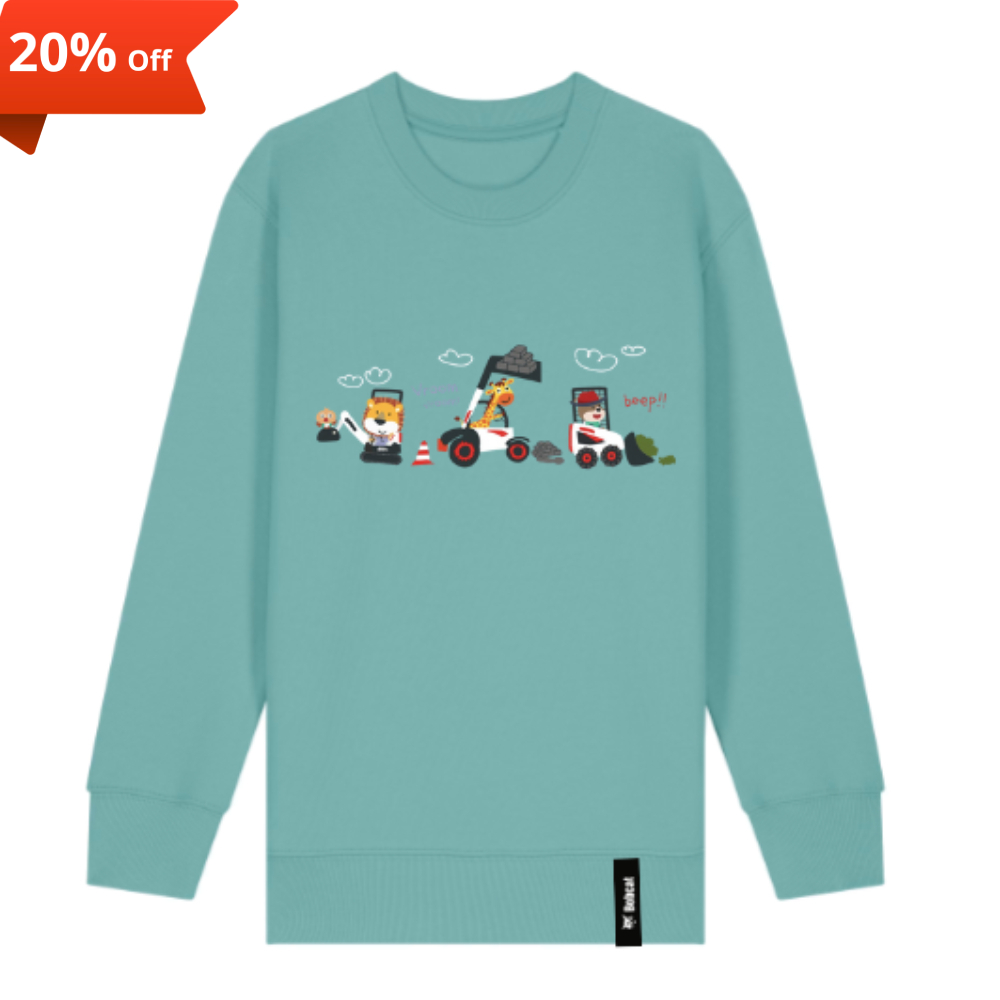 Kid Crewneck Sweater Animals