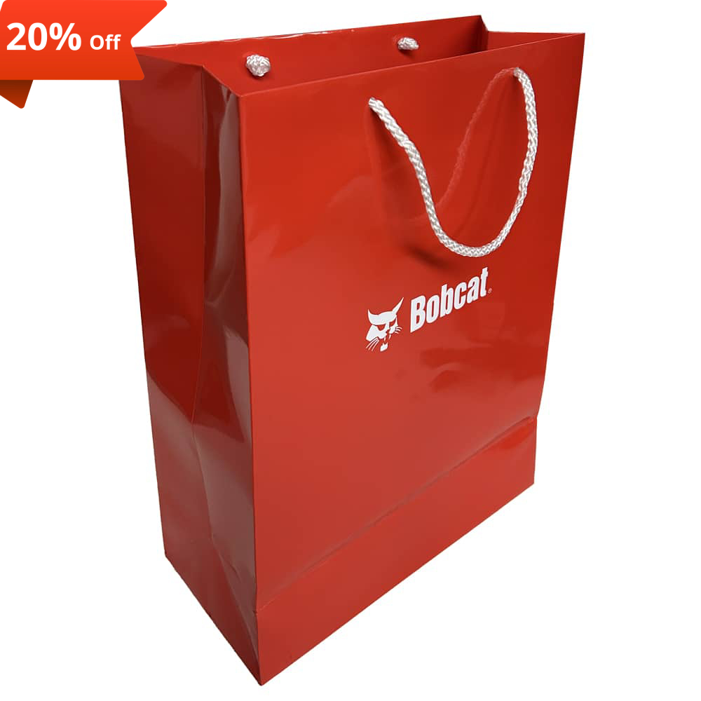 Paper Bag 33x15x44 Red (Pack of 10pcs)
